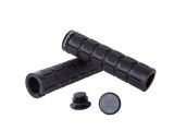 Грипсы Green Cycle GC-G219 130mm вспененная резина, с одним замком черные